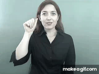 aunt  gif AUNT • ASL Dictionary on Make a GIF