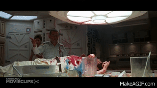 Alien (2/5) Movie CLIP - Chestburster (1979) HD on Make a GIF