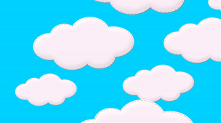 Funny Cartoon: Clouds on Make a GIF