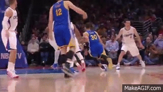 Stephen Curry Breaks Chris Paul S Ankles Warriors Vs Clippers March
