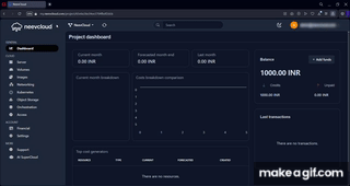 How to Create Server | Virtual Machine | VPS in Neecloud. on Make a GIF