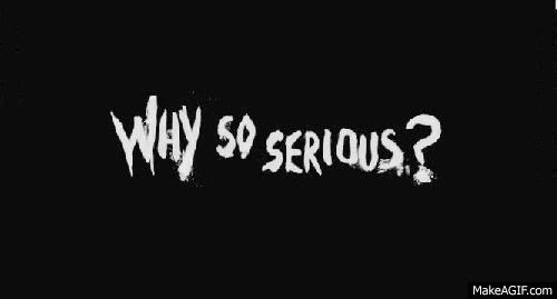 why so serious font