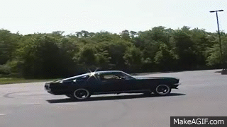 Sick 1967 Mustang Burnout on Make a GIF