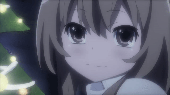 smiling anime girl gif
