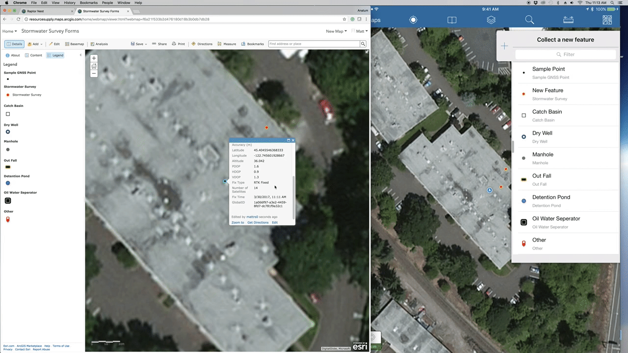 Arcgis Online Using Collector And Survey123 For Beautiful Forms And Accurate Positions On Make A Gif