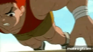 Grappler Baki - Hungry (AMV) on Make a GIF