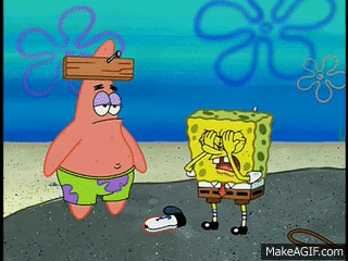 spongebob and patrick dancing