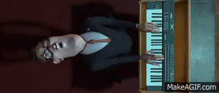 Monster VS Aliens - President Scene - Axel F (HD) on Make a GIF