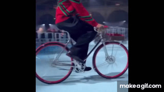 Tyler, the Creator riding through Louis Vuitton fashion show on a bike in  Paris 👀🚴 #lessiswore