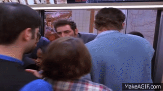 Kramer subway on Make a GIF