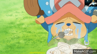 One Piece Ep 784 Luffy Gets Poisoned Chopper Cries And Enjoys The Meal Funny Scene On Make A Gif