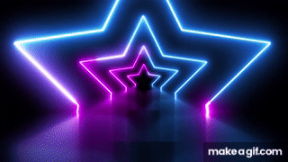 Neon Light 3d stage animated background video , No Copyright , free footage  on Make a GIF