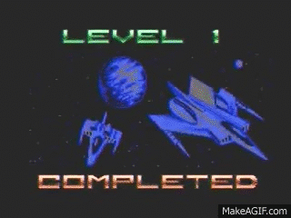 Plutos Level 1 Complete Atari 7800 On Make A Gif