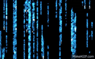 blue matrix animated gif
