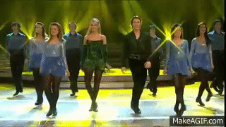 Irish Dance Group - Irish Step Dancing (Riverdance) 2009 on Make a GIF