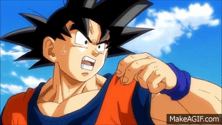 Super Dragon Ball Heroes Universe Mission: Goku Vs. Goku Clone on Make a GIF
