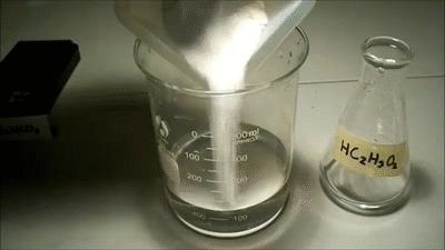 ChemReactions Baking Soda And Vinegar On Make A GIF chemreactions-baking-soda-and-vinegar-on-make-a-gif