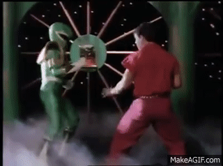 Red Ranger Vs Green Ranger Full Fight Mighty Morphin Power Rangers On Make A Gif