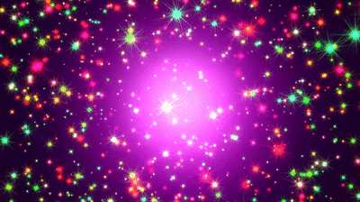 colorful stars in space background