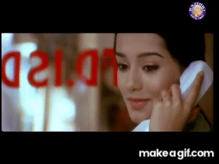 Love On The Telephone - Shahid Kapoor & Amrita Rao - Vivah on Make a GIF