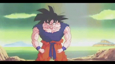 Super Saiyan Goku - First Time Going Super Saiyan Manga Version