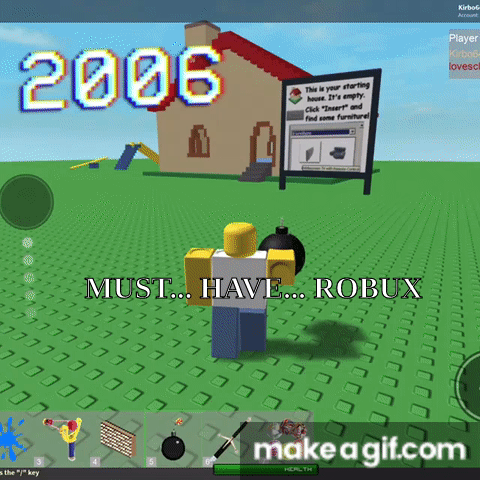 roblox gameplay on Make a GIF