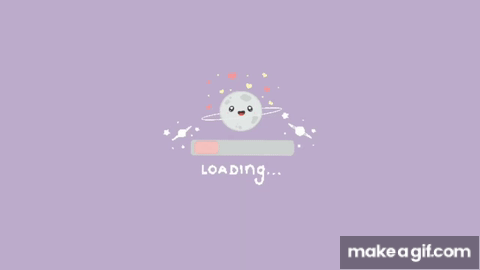 Cute Pastel Aesthetic Loading Screen ~ FREE on Make a GIF