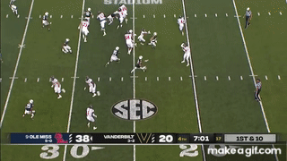 Jonathan Mingo's big-play ability after the catch will add to his dynasty fantasy football value. He turns a short catch into a long TD vs. Vanderbilt in this clip.