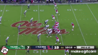 Jonathan Mingo will add dynasty fantasy football value with his strength and speed after the catch. He eludes a Tulane defender here to turn a short catch into a long gain.