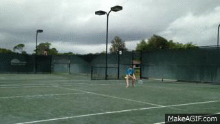 Tennis in azione