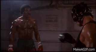 Rocky III - Apollo Creed - "There is no tomorrow!" on Make a GIF