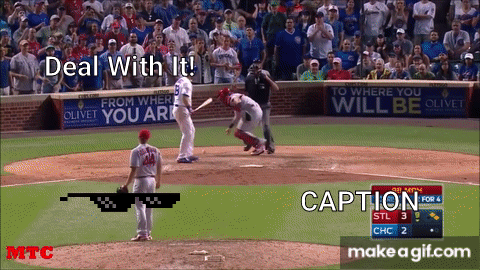 Yadier Molina Showing Off His Arm on Make a GIF