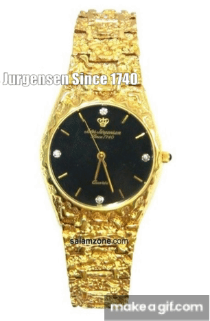 Jules jurgensen gold nugget on sale watch