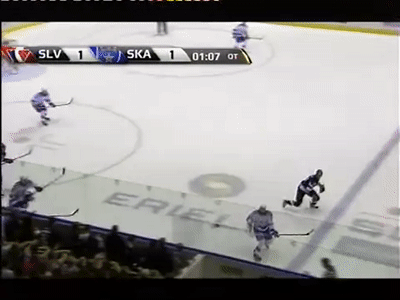 Слован - СКА 17.09.2015/КХЛ On Make A GIF
