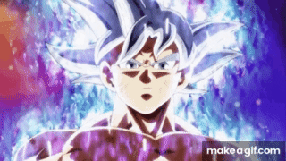 GOKU ULTRA INSTINC on Make a GIF