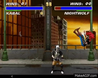 Kabal Fatality I - Mortal Kombat 3 (GIF)