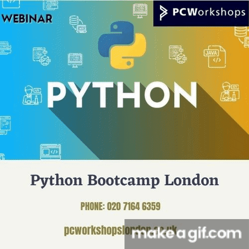 Python bootcamp London on Make a GIF