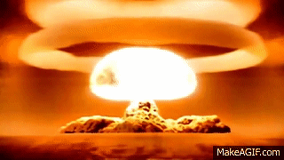 Huge Tactical Nuke Explosion AkA. NUCLEAR MISSILE on Make a GIF
