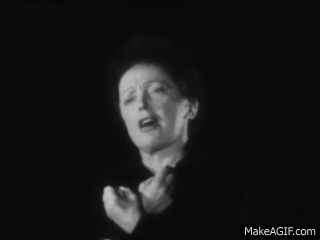 Edith Piaf - Non, je ne regrette rien (Officiel) [Live Version] on Make a  GIF