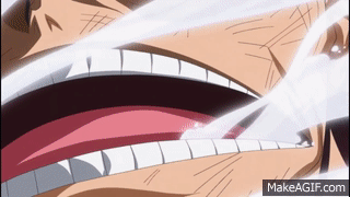 One Piece Luffy Gear 4 Transformation Eng Subbed On Make A Gif