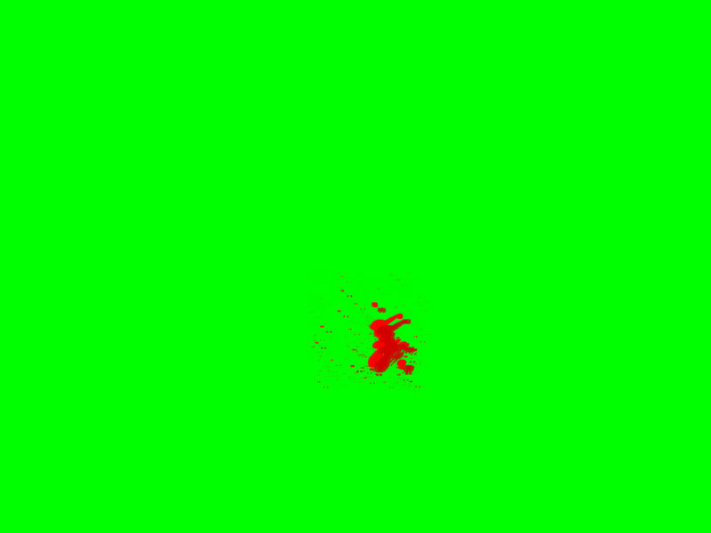 Blood Splat Green Screen on Make a GIF