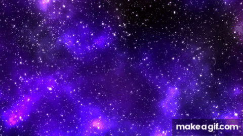 Animated galaxy background on Make a GIF