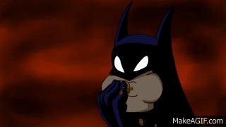 Batman Eats a Hotdog // El-Cid on Make a GIF