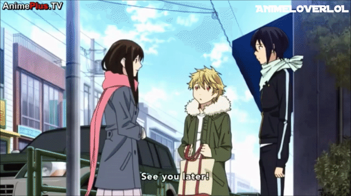Noragami Ep 11 Yato X Hiyori Moment Get In Bed With Me On Make A Gif