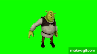 Green Screen (Red Screen) Dancing Shrek Effects 