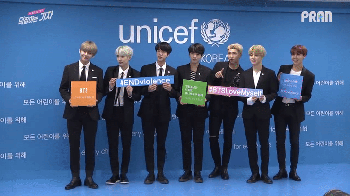 BTS 방탄소년단 Love Yourself UNICEF on Make a GIF
