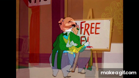 Looney Tunes | One Froggy Evening - Free Beer on Make a GIF