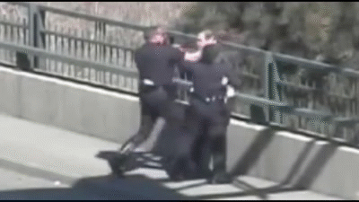 Cops Beat Man For Taking Out A Camera After Witnessing Bogus Traffic Stop  on Make a GIF