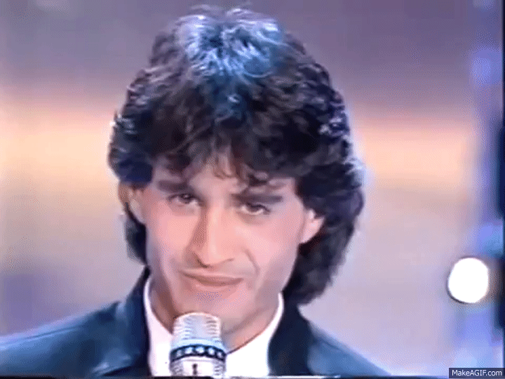 Eurovision 1991 Spain - Sergio Dalma - Bailar pegados on Make a GIF