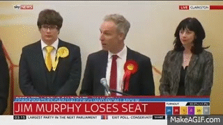 Jim Murphy Loses Seat To The SNP on Make a GIF